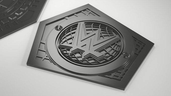 do 3d belt design for championship and custom 3d printing belt