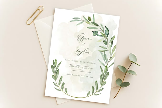 design elegant invitations for weddings, parties, and all occasions