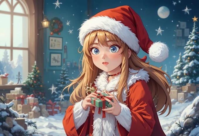 illustrate greeting card for christmas,new year