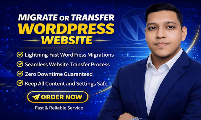 migrate wordpress website to new host