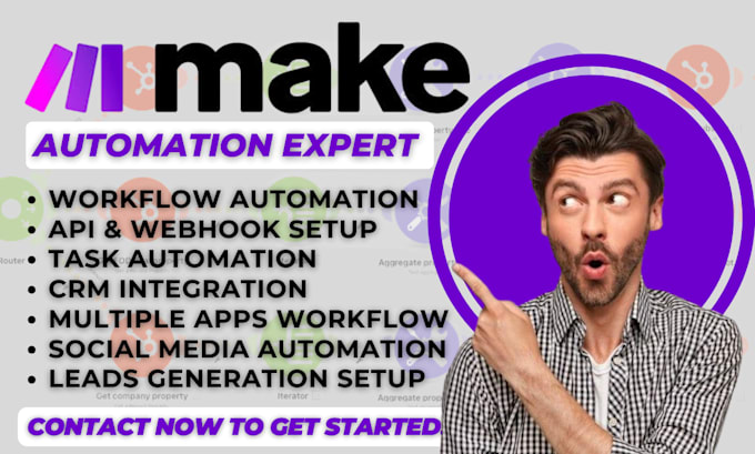 setup make com automation pipedrive woocommerce quickbooks calendly made expert