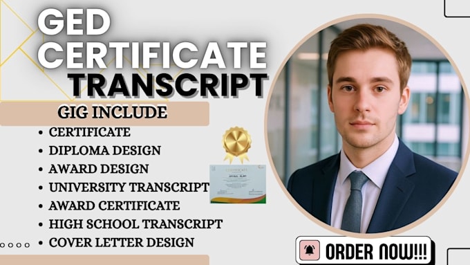 design high school replica transcript, diploma, college, university transcript
