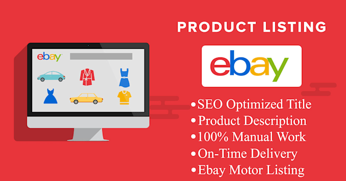 do ebay store setup, SEO optimization, and product listing