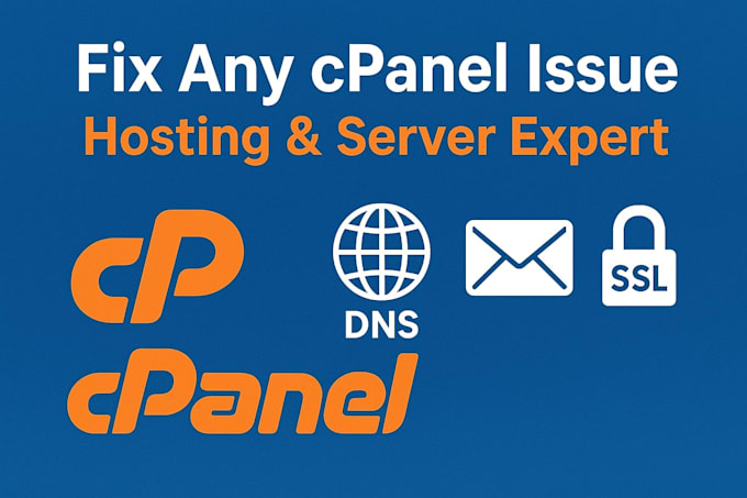 fix any cpanel issue, email error, dns, SSL, migration and linux server problems