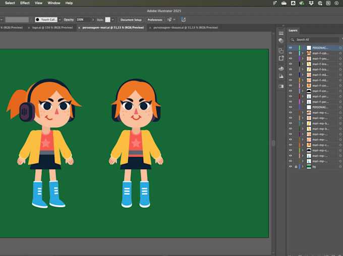 animation ready characters and scenes for educational videos or learning apps