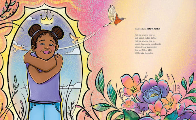 do whimsical children illustrations for your story