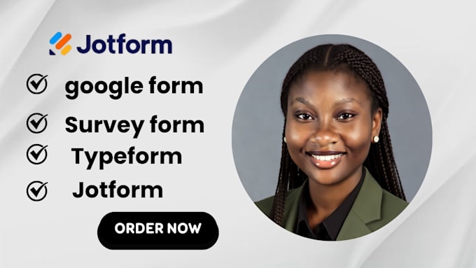 create a professional  jotform google form typeform online survey online form