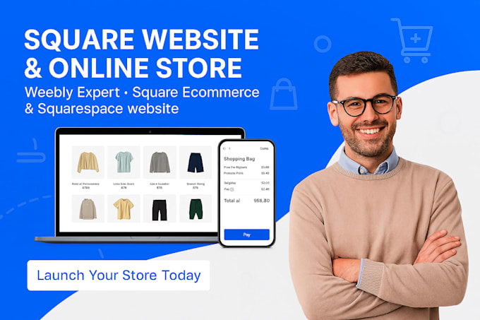 square website, square online store, weebly website design, squarespace expert