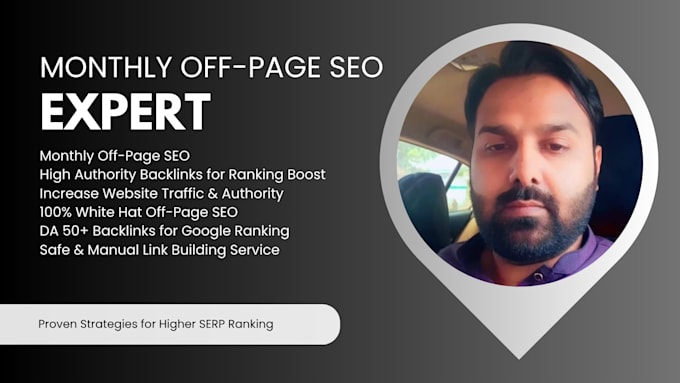 do monthly website off page seo with podcast backlinks