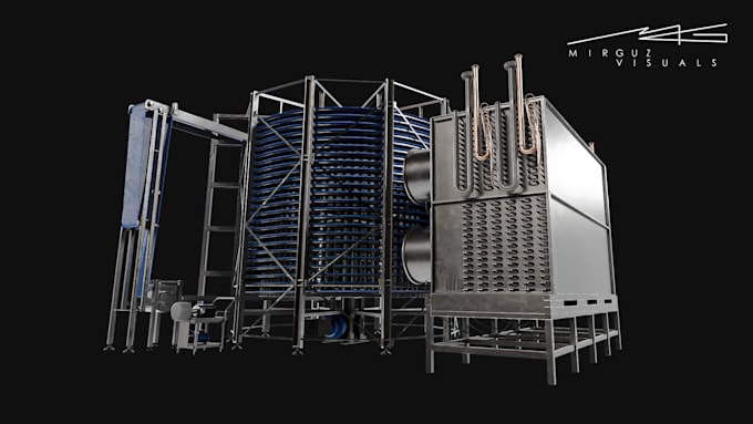 create realistic 3d product and industrial models