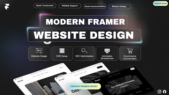 develop framer website landing page, fix framer cms, convert figma to framer