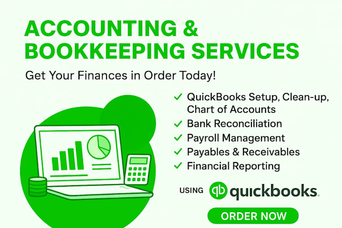 provide accurate bookkeeping and quickbooks support quickly