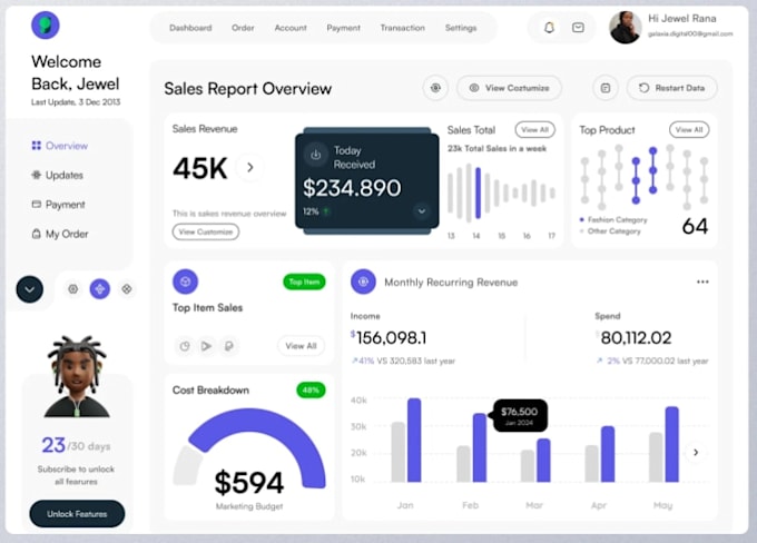 build an automated inventory system, pos portal, and full stack web application