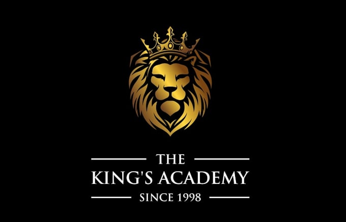 design unique school go lions logo