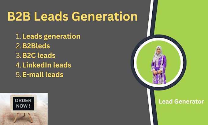 do b2b lead generation, linkedin lead generation and build a email list