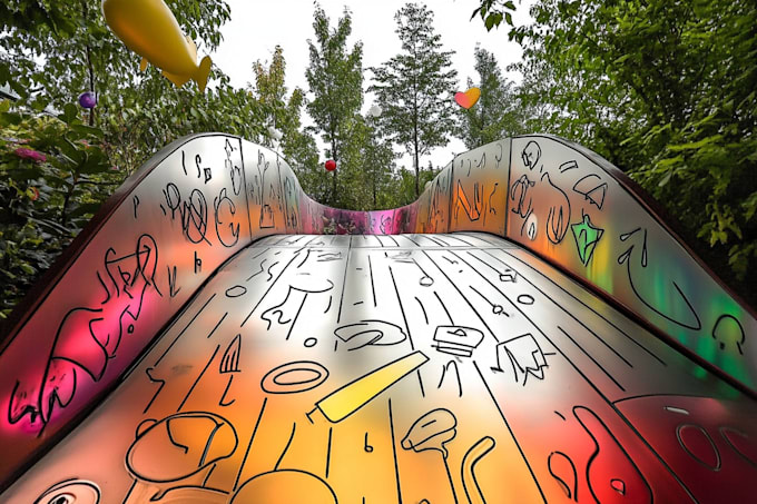 do doodle, mural, wall art for home, office and restaurant