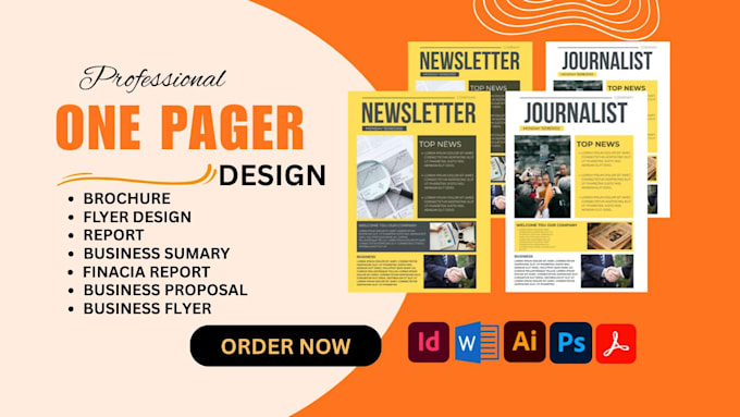 design urgent business flyers, one pager, sales sheet, brochure,executive summar
