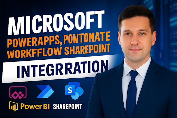 build microsoft powerapp power automate workflow power bi sharepoint integration