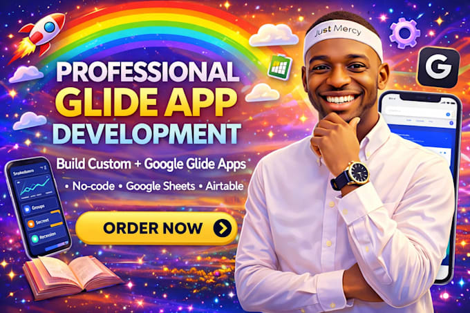 build a professional glide app for business dashboard, booking, and automation