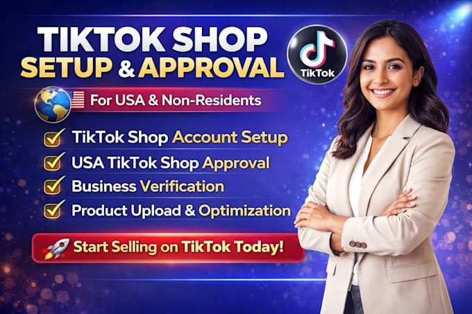 create usa tiktok shop setup tiktok shop for usa and non resident
