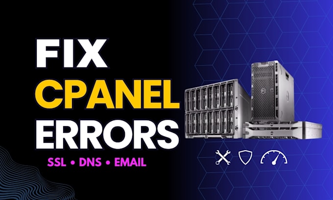 fix all cpanel errors, bugs, and server performance issues