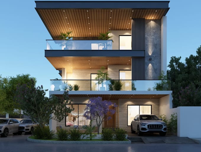 do transform 3d exterior and interior design 3d rendering