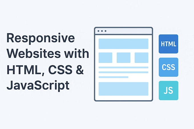 Build responsive websites with html, css, js by Nouran_omar | Fiverr