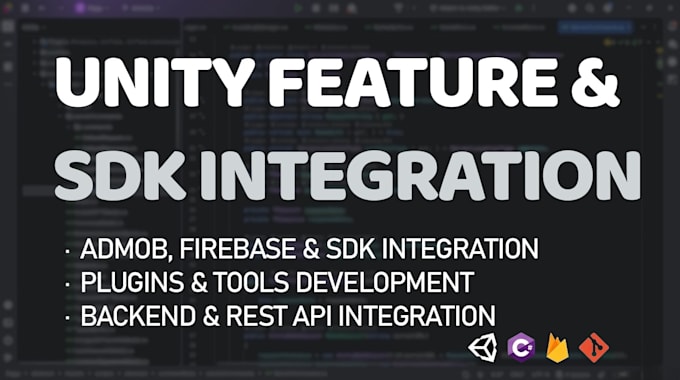 integrate admob, firebase or any sdk into your unity game