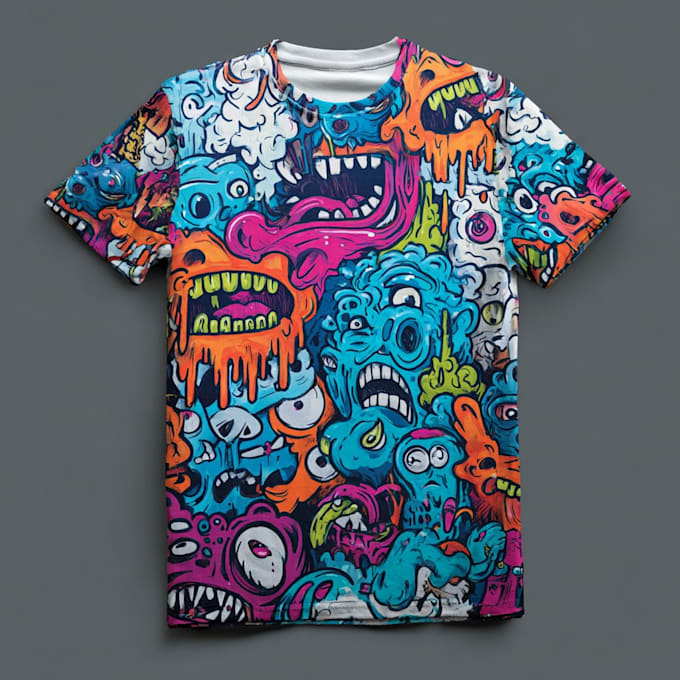 Design an creative graphic design redesign t shirt by Luceadebeer | Fiverr