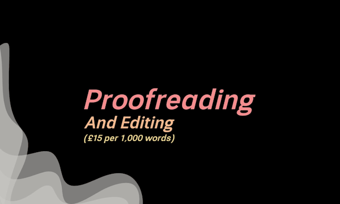 proofread and edit your documents to perfection
