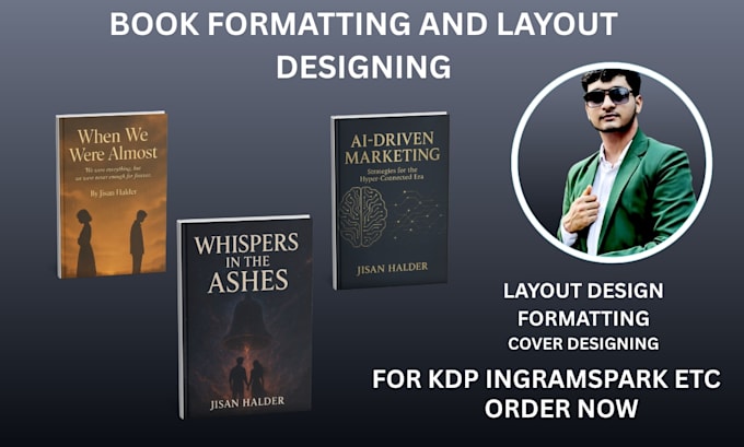format your book and design covers for kdp draft2digital