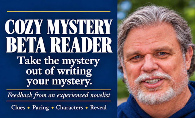 provide a detailed beta reader report for your cozy mystery