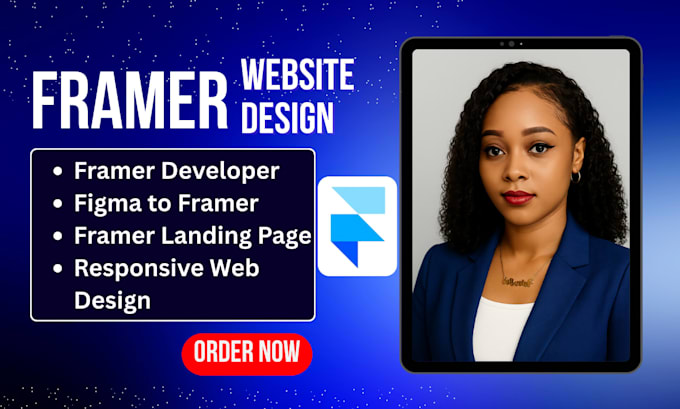 design and build modern framer websites landing pages  figma to framer