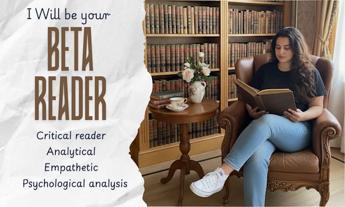 be the beta reader for your story or novel
