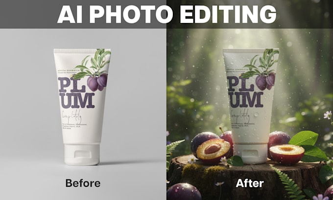 create ai generated product photography and photo editing