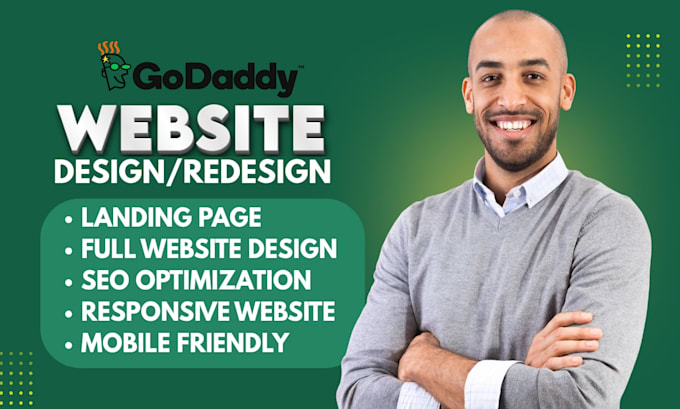 Design godaddy website redesign godaddy website develop godaddy website ...