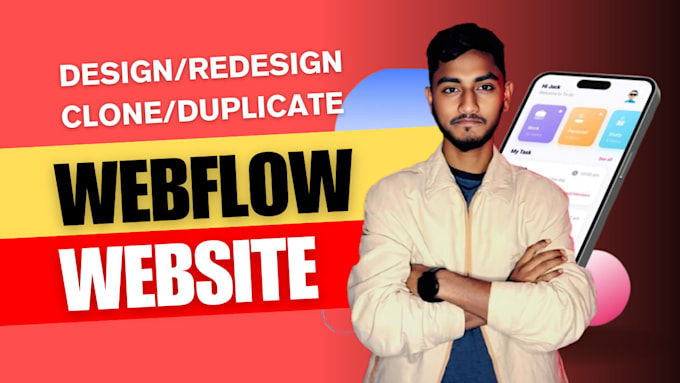 build a custom webflow website with animations and cms