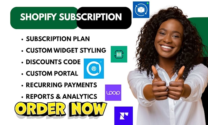 setup shopify subscription recharge kaching joy  loop seal appstle subi recurpay