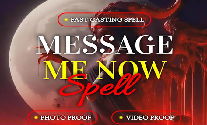 cast strong contact me spell, call me spell, communication spell fast result