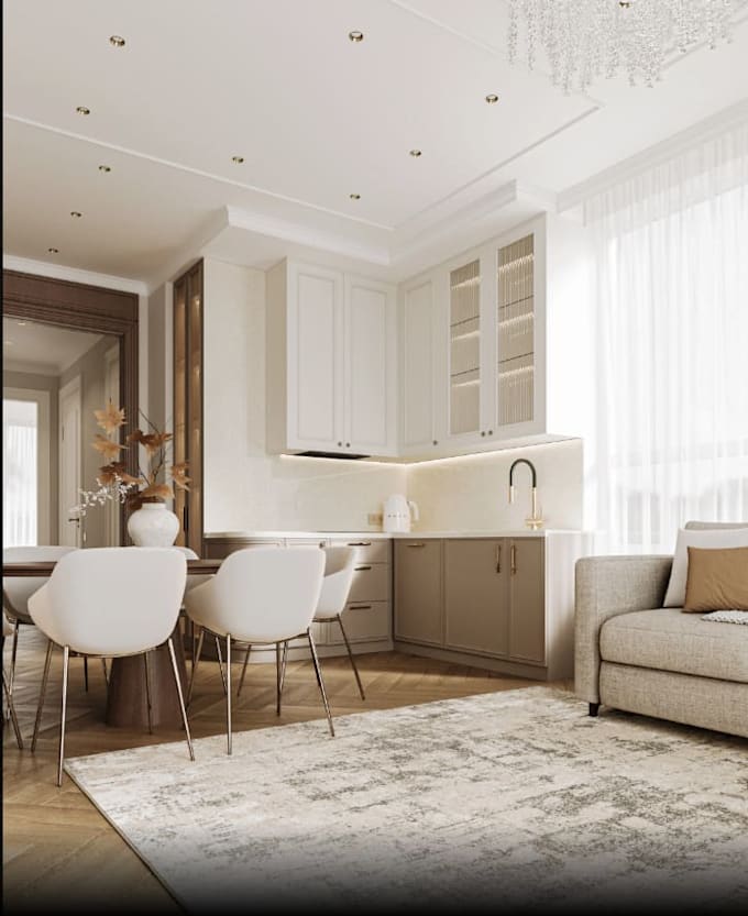 do interior design, exterior design and photorealistic 3d rendering