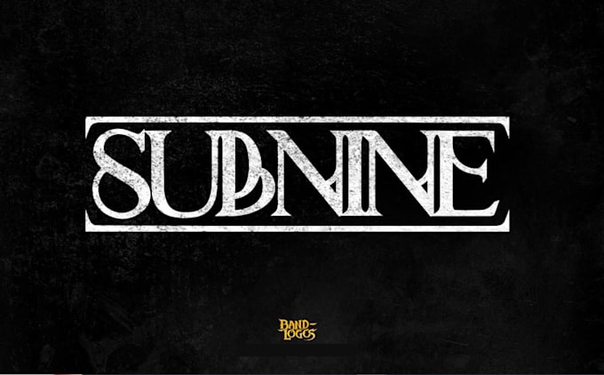 design a professional brutal band logo