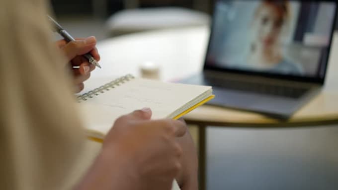 create a personalized educational training video