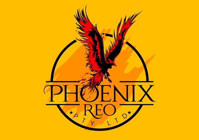design a creative modern phoenix logo
