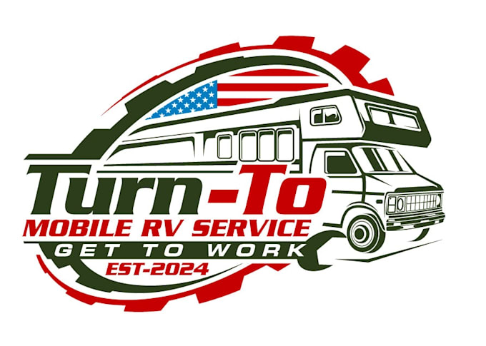 design professional rv logo without any copyright