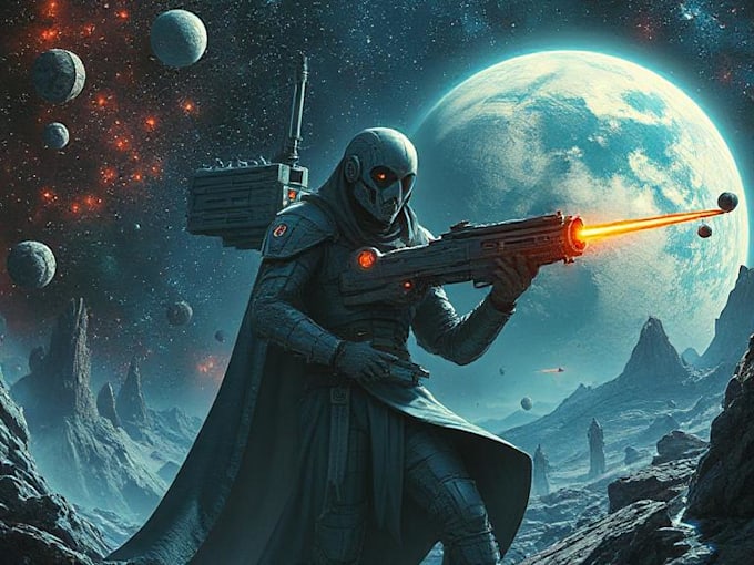 draw sci fi art, concept art, sci fi art illustration