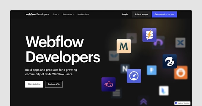 do professional webflow development