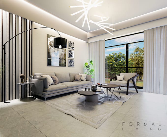 create any architectural space rendering nad visualization