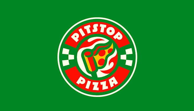 create a modern pizza logo design