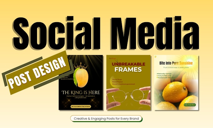 design social media posts