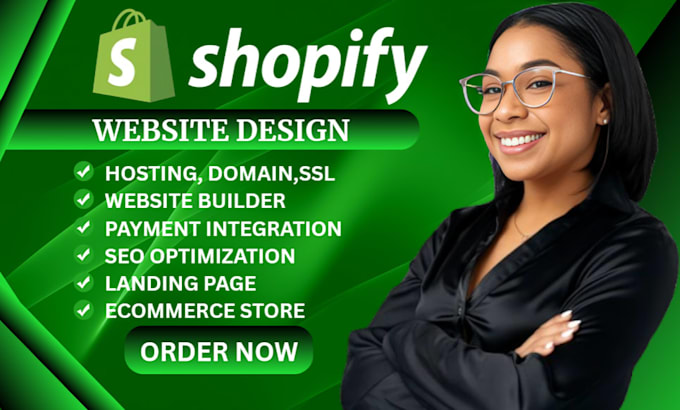 design or redesign shopify store